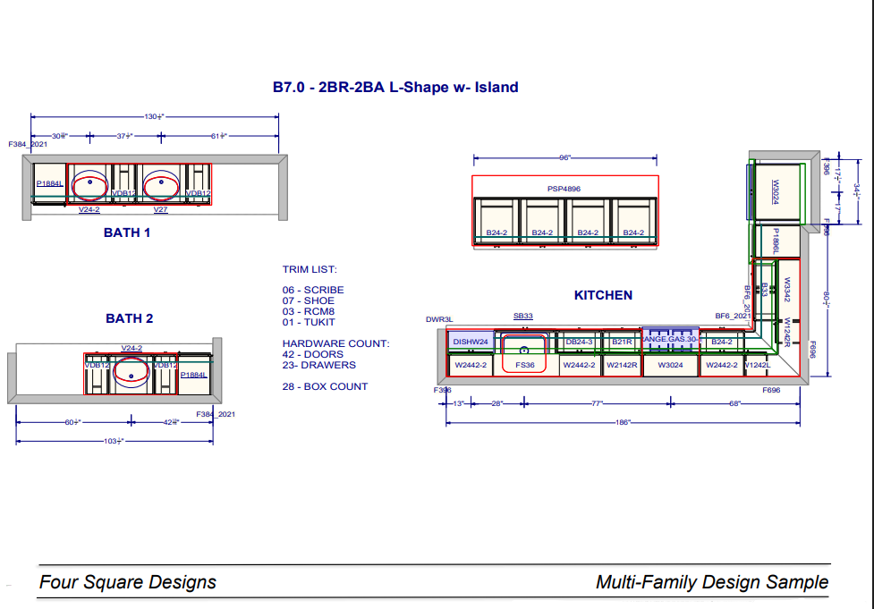 Multi-Family Design Sample Floor Plan